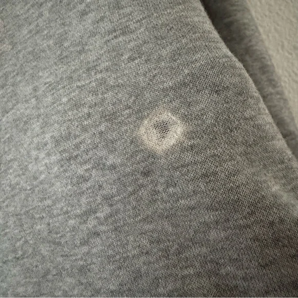 NIKE Air Jordan Hoodie XL Gray Center Swoosh Y2K Retro Streetwear Vintage Skater - Picture 9 of 12